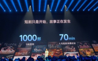 小米公布短剧内容进展：已拥有1000部S级短剧