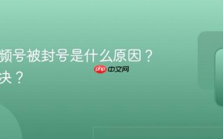 搬运视频号被封号是什么原因？怎么解决？