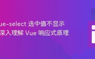 解决 Vue-select 选中值不显示问题：深入理解 Vue 响应式原理