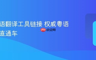 最佳粤语翻译工具链接 权威粤语翻译器直通车