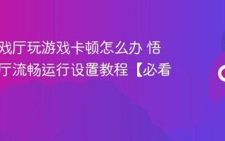 悟饭游戏厅玩游戏卡顿怎么办 悟饭游戏厅流畅运行设置教程【必看】