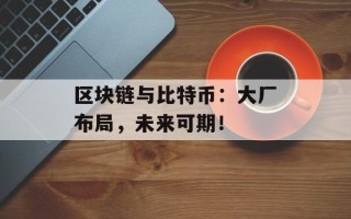 区块链与比特币：大厂布局，未来可期！