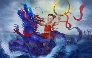 哪吒闹海捕鱼,古老传说的现代解读-哪吒与鱼类的斗争解析