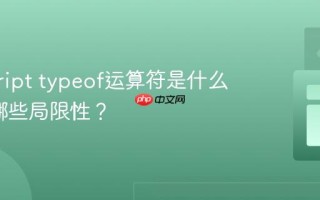 javascript typeof运算符是什么_它有哪些局限性？
