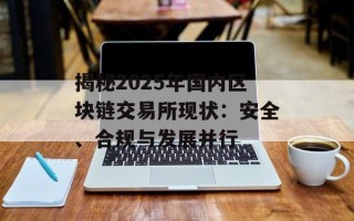 揭秘2025年国内区块链交易所现状：安全、合规与发展并行