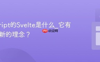 javascript的Svelte是什么_它有什么创新的理念？