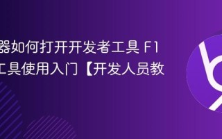 IE浏览器如何打开开发者工具 F12调试工具使用入门【开发人员教程】