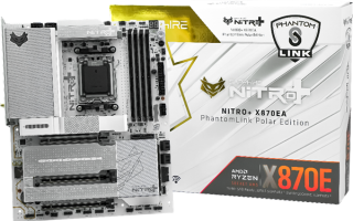 NITRO+氮动极光特别版与钛色版X870E旗舰主板强势上新 创新背插技术赋能极致游戏体验