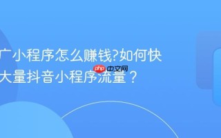 抖音推广小程序怎么赚钱?如何快速获得大量抖音小程序流量？