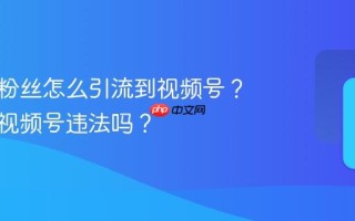 公众号粉丝怎么引流到视频号？引流到视频号违法吗？