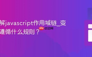 如何理解javascript作用域链_变量查找遵循什么规则？