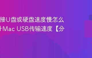 Mac外接U盘或硬盘速度慢怎么办_提升Mac USB传输速度【分析】