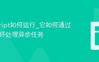 javascript如何运行_它如何通过事件循环处理异步任务