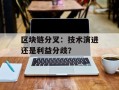 区块链分叉：技术演进还是利益分歧？