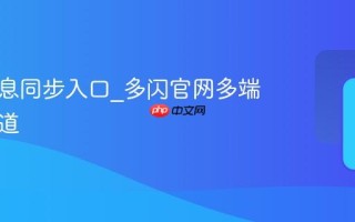 多闪消息同步入口_多闪官网多端直连通道