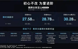用嘴就能开车！魏牌全新蓝山智能进阶版上市：27.58万起
