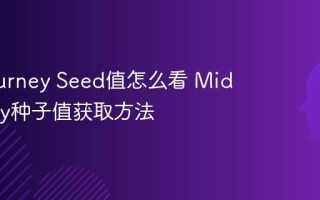 Midjourney Seed值怎么看 Midjourney种子值获取方法