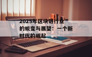 2025年区块链行业的蜕变与展望：一个新时代的崛起