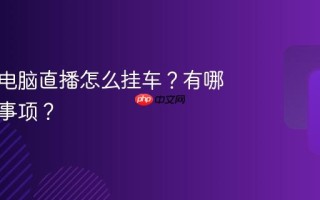 小红书电脑直播怎么挂车？有哪些注意事项？