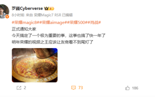 荣耀罗巍预告“视频之王”：应该让友商看不到尾灯 明年和大疆扳扳手腕