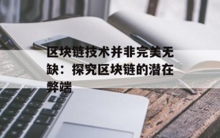 区块链技术并非完美无缺：探究区块链的潜在弊端