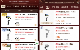 华为、苹果手机好搭子 大疆 Osmo Mobile 8 斩获双榜首 双十二到手价仅 599 元起