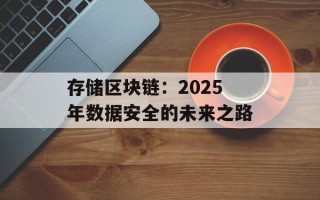 存储区块链：2025年数据安全的未来之路