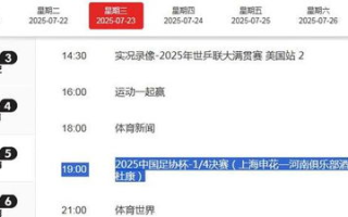CCTV5直播在线观看高清直播,掌握观看技巧-赛事不缺席