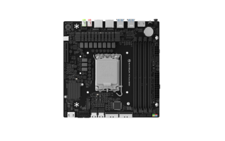 铭瑄B860 ITX主板唯一配四条DDR5插槽！但我买不起内存了