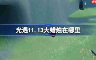光遇11.13大蜡烛在哪里-光遇11月13日大蜡烛位置攻略