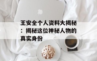 王安全个人资料大揭秘：揭秘这位神秘人物的真实身份