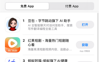 下载量猛增！“蚂蚁阿福”冲上苹果应用总榜第三位
