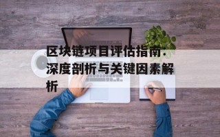 区块链项目评估指南：深度剖析与关键因素解析