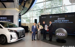 比亚迪香港第20000辆车交付：陈豪、陈茵媺成腾势N9、D9双车主