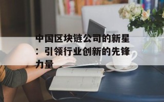 中国区块链公司的新星：引领行业创新的先锋力量