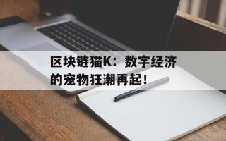 区块链猫K：数字经济的宠物狂潮再起！