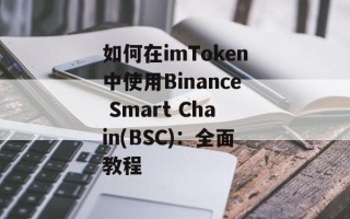 如何在imToken中使用Binance Smart Chain(BSC)：全面教程