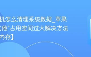 苹果手机怎么清理系统数据_苹果手机“其他”占用空间过大解决方法【释放内存】