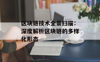 区块链技术全景扫描：深度解析区块链的多样化形态