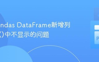 解决Pandas DataFrame新增列在info()中不显示的问题