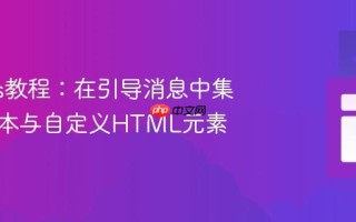Intro.js教程：在引导消息中集成富文本与自定义HTML元素
