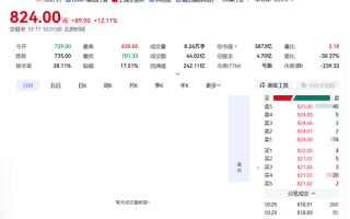 摩尔线程大涨超12%！市值超3800亿创下新高
