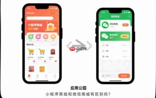 小程序商城和微信商城有区别吗?