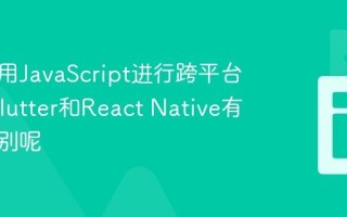如何使用JavaScript进行跨平台开发_Flutter和React Native有什么区别呢