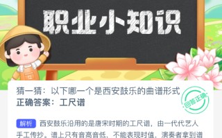 猜一猜以下哪一个是西安鼓乐的曲谱形式