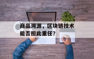 商品溯源，区块链技术能否担此重任？