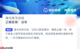 海马有牙齿吗