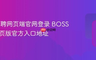 boss直聘网页端官网登录 BOSS直聘网页版官方入口地址