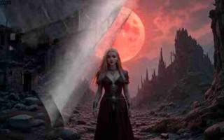 赤色太阳下的幻想世界：解锁视觉艺术的无限可能