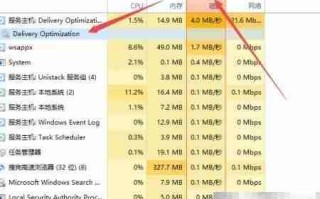 Win10关闭优化更新占网速